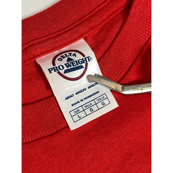 MLB Philadelphia Phillies 2008 T-Shirt Adult Size Large Short Sleeve Delta Tag - Picture 4 of 8